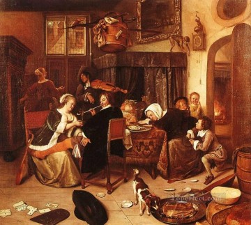 ディスソ オランダの風俗画家ヤン・ステーン Oil Paintings